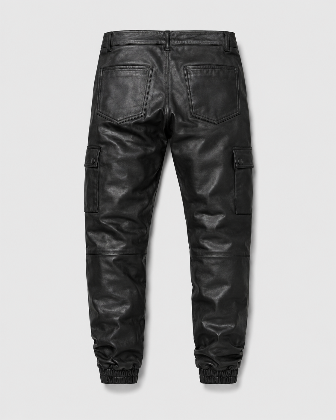 Men’s Sheep Snuff Leather Cargo Jogger Pants