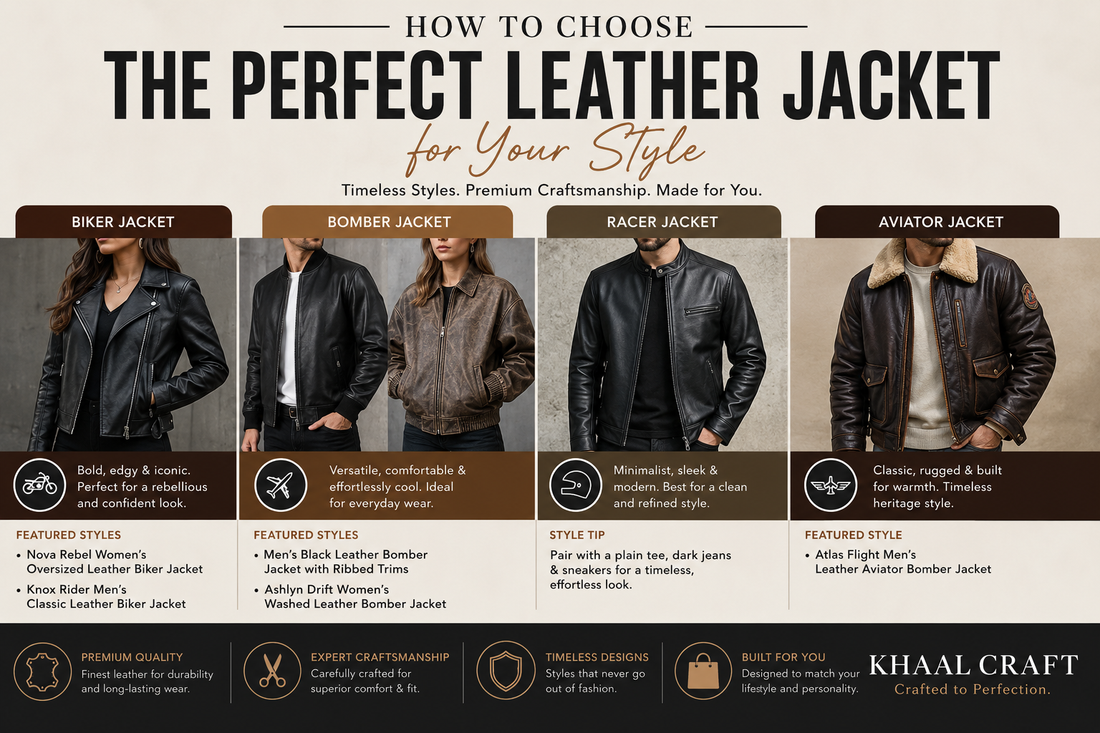 How to Choose the Perfect Leather Jacket for Your Style