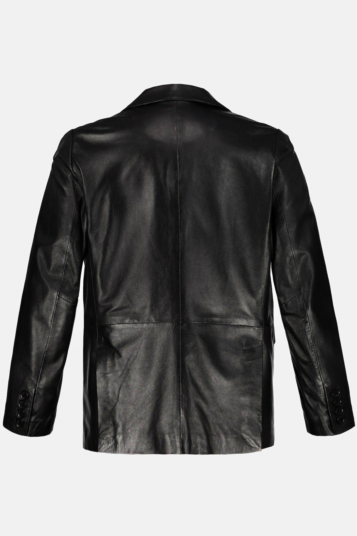 Men's Lamb Nappa Leather Blazer – Real Leather Tailored Black Blazer Jacket (L–7XL)