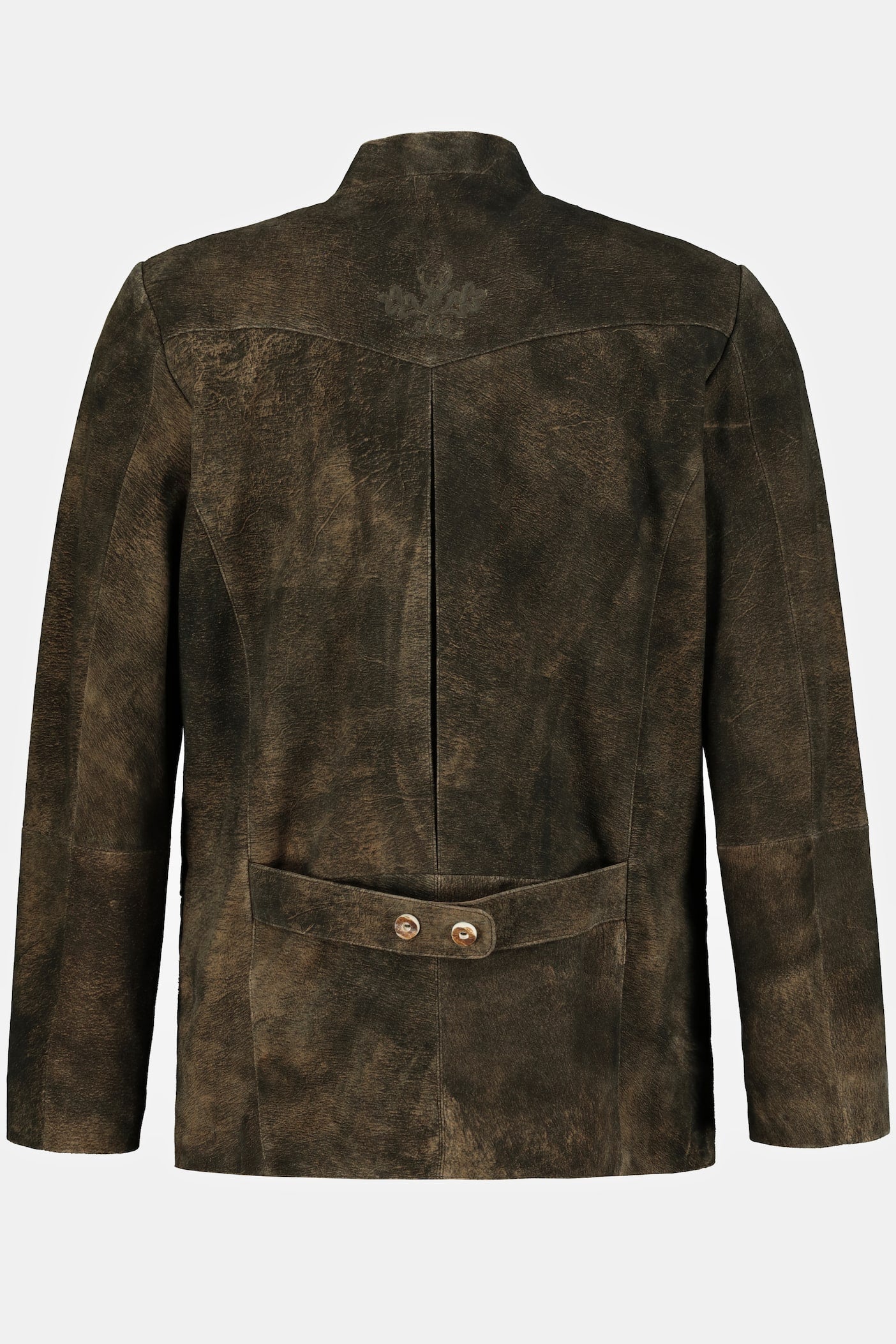 Men's Goatskin Suede Bavarian Trachten Jacket – Real Suede Traditional Jacket (L–7XL)