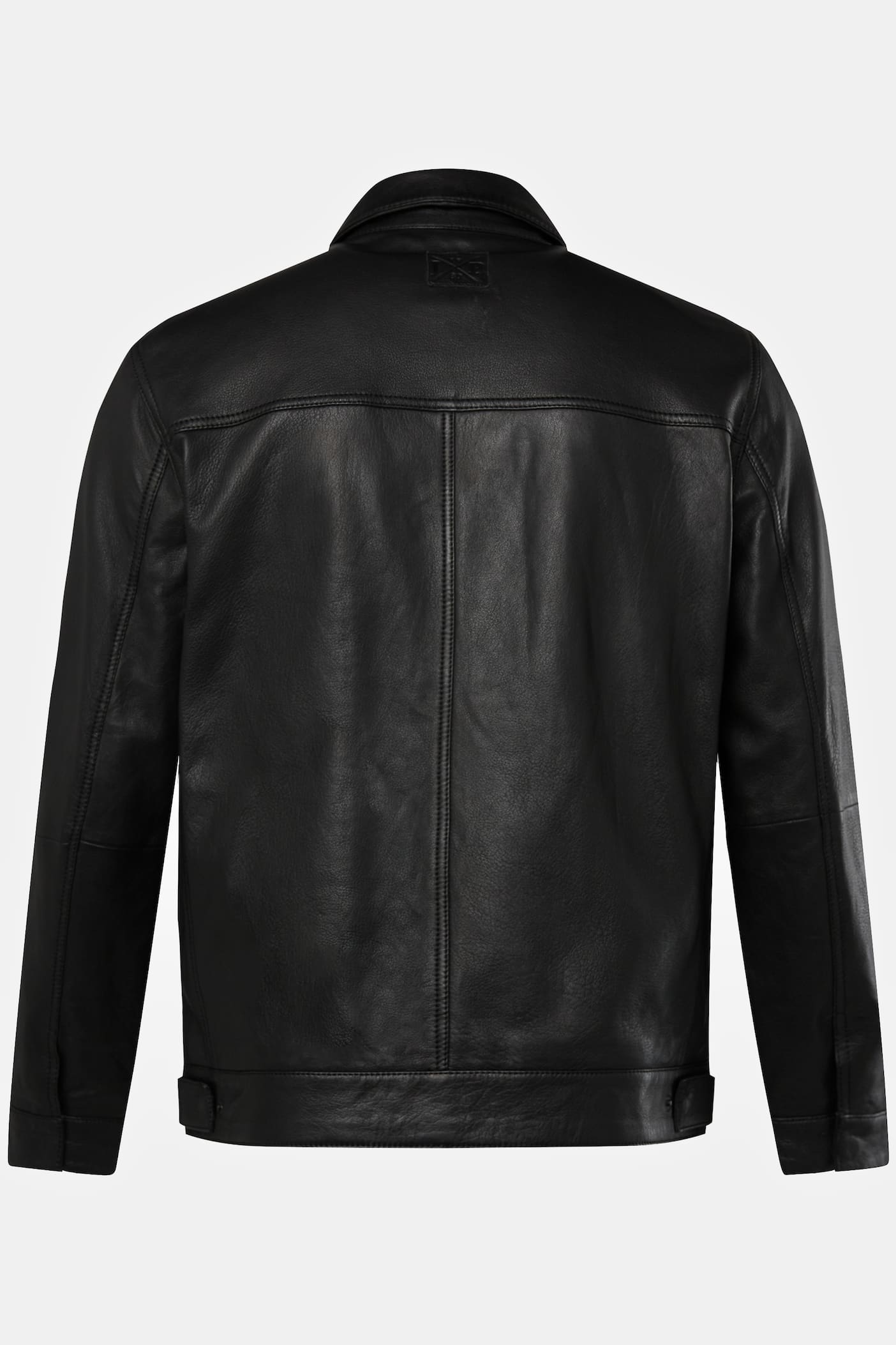 Men's Lamb Nappa Leather Jacket with Multiple Pockets – Real Leather Shirt Collar Jacket (L–7XL)