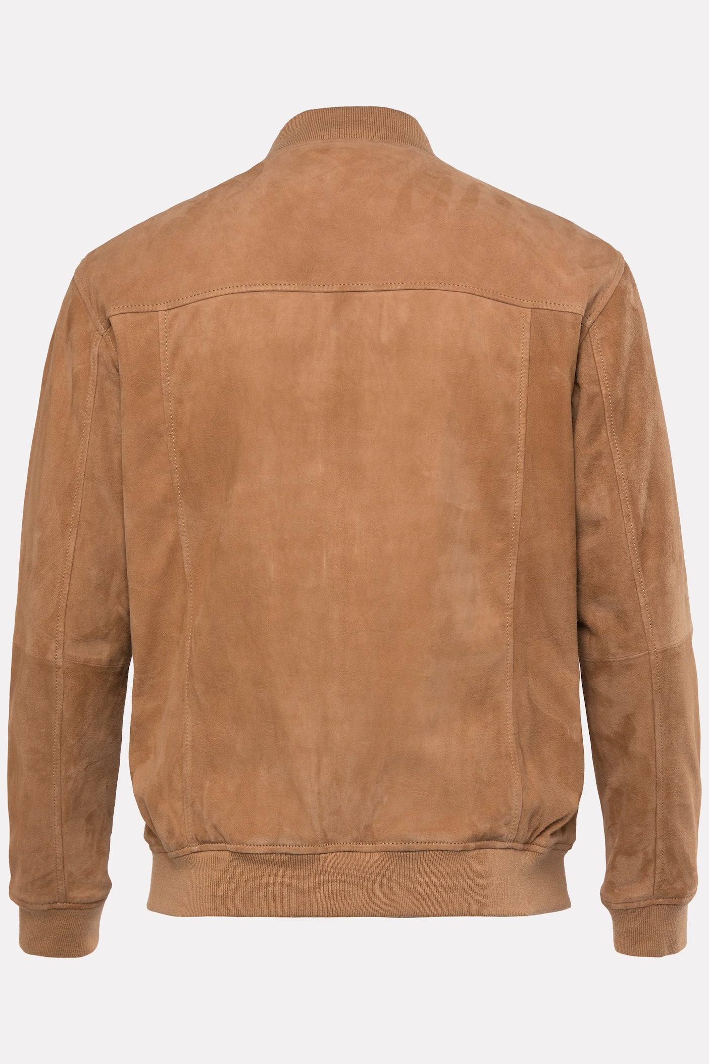 Men's Goatskin Suede Bomber Jacket – Real Suede Varsity Collar Blouson (L–7XL)