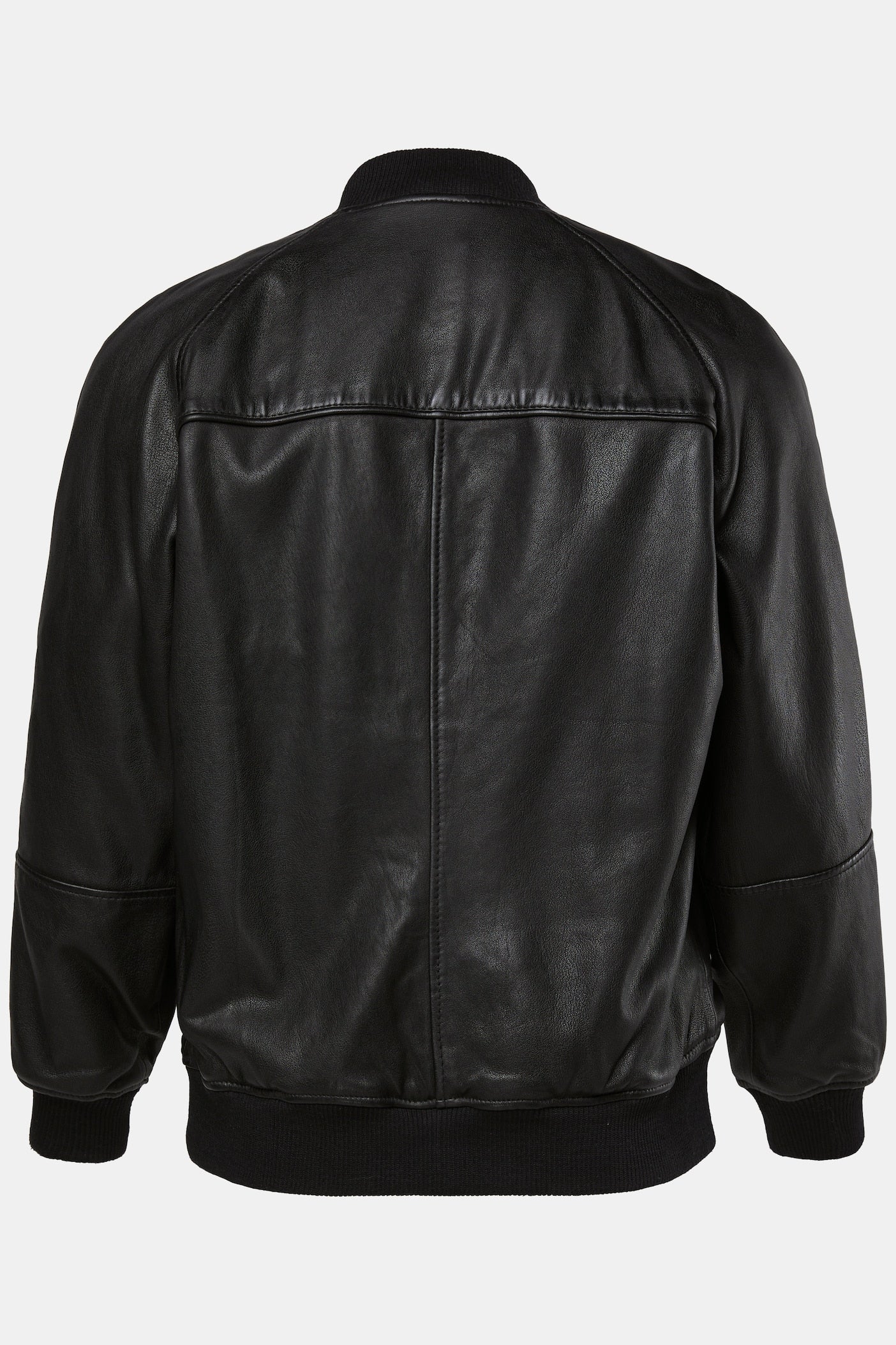Men's Lamb Nappa Leather College Jacket – Real Leather Black Varsity Bomber (L–7XL)