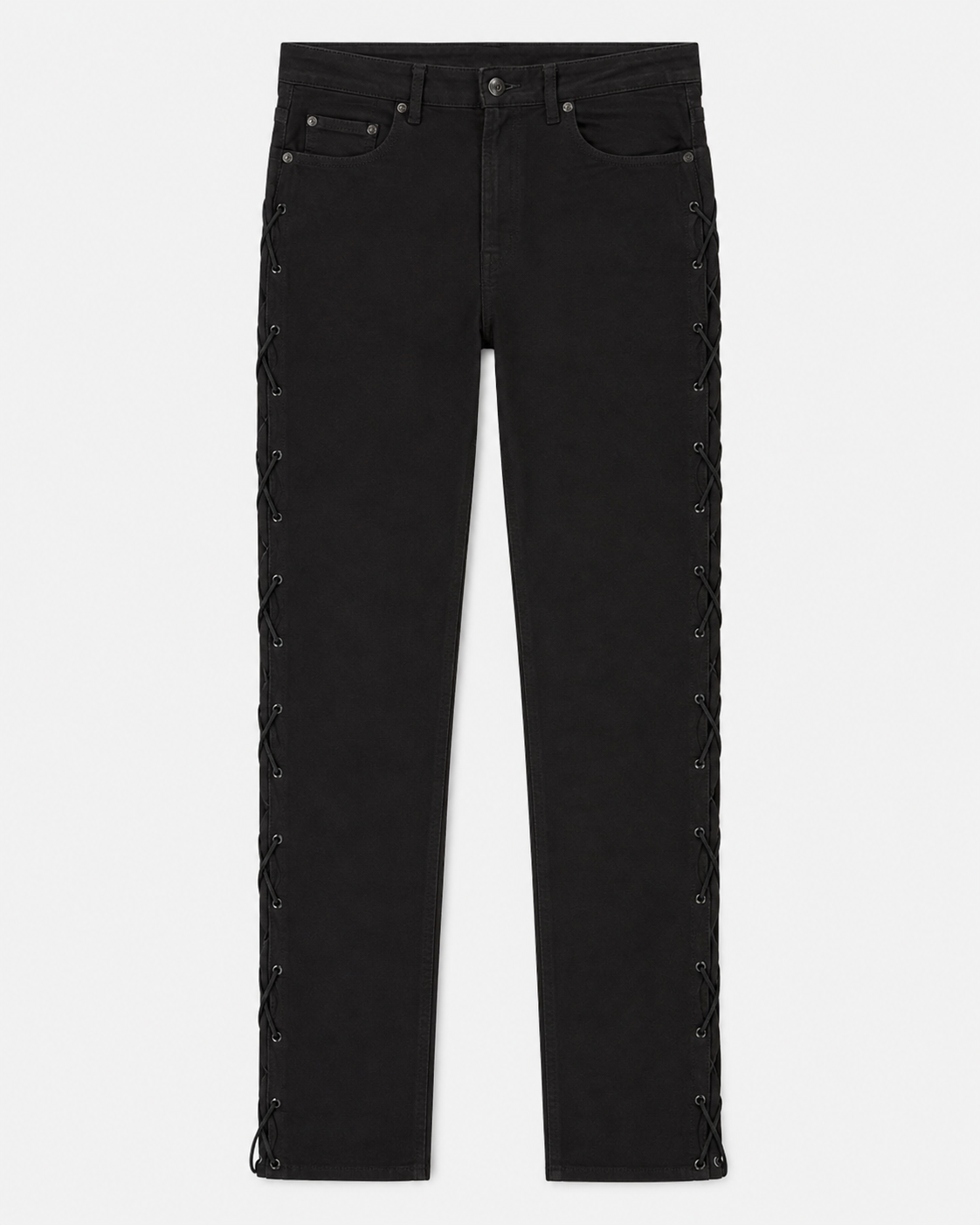 Men’s Buffalo Nubuck Leather Lace-Up Pants