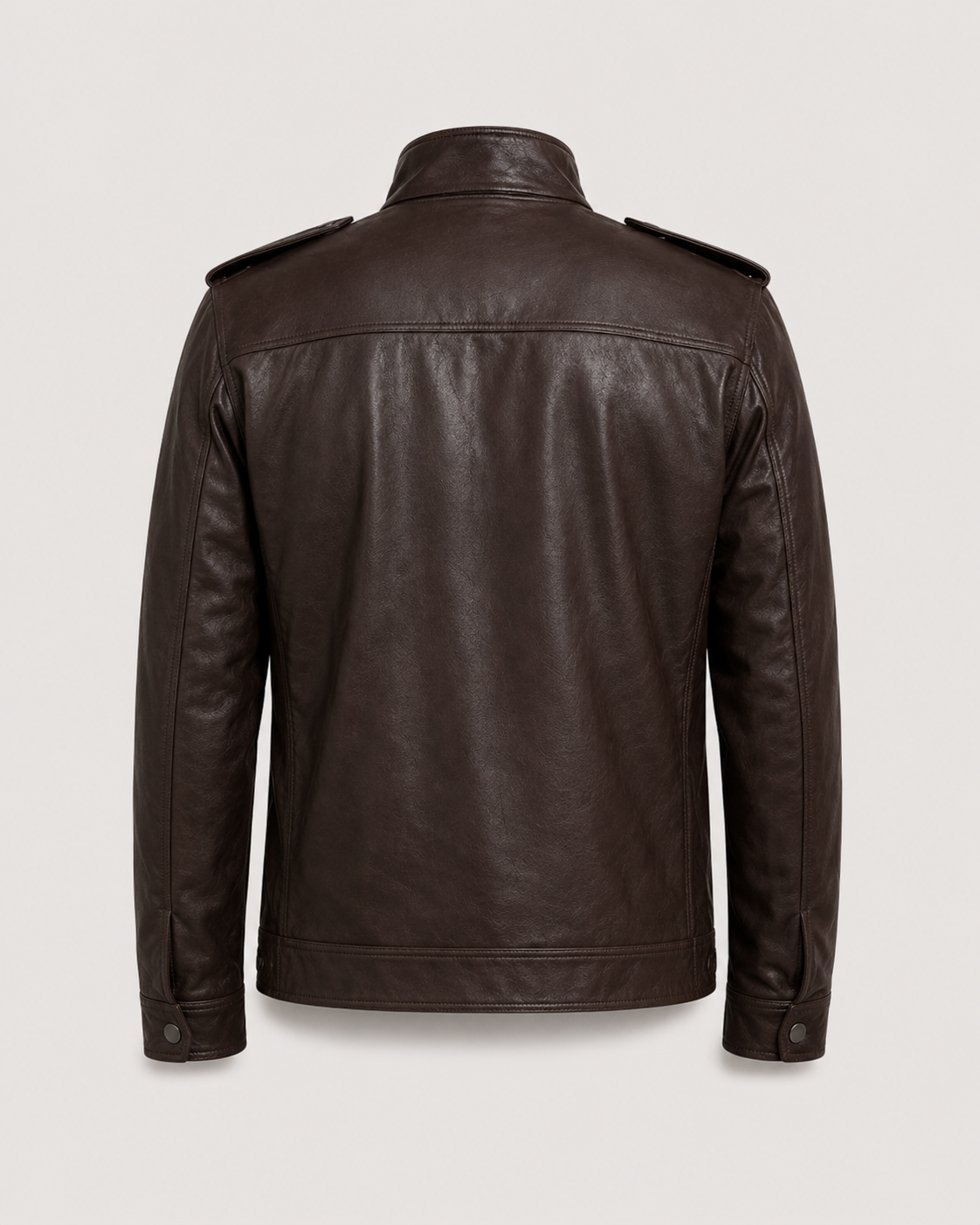 Men’s Leather Utility Field Jacket