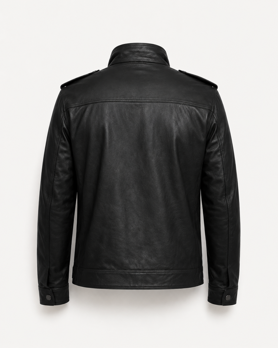 Men’s Leather Utility Field Jacket