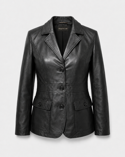 Women’s Sheep Nappa Leather Blazer