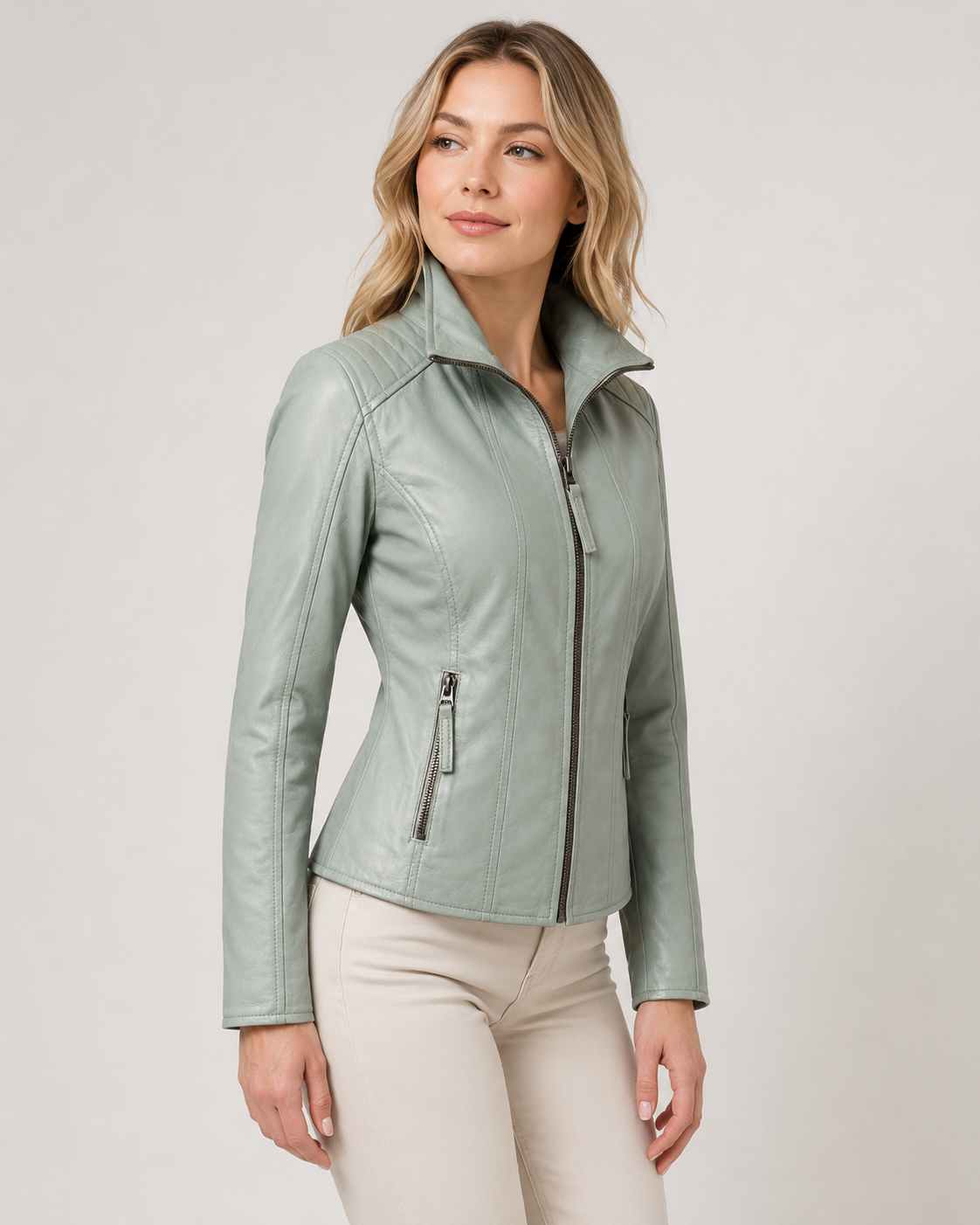 Women’s Tailored Leather Jacket