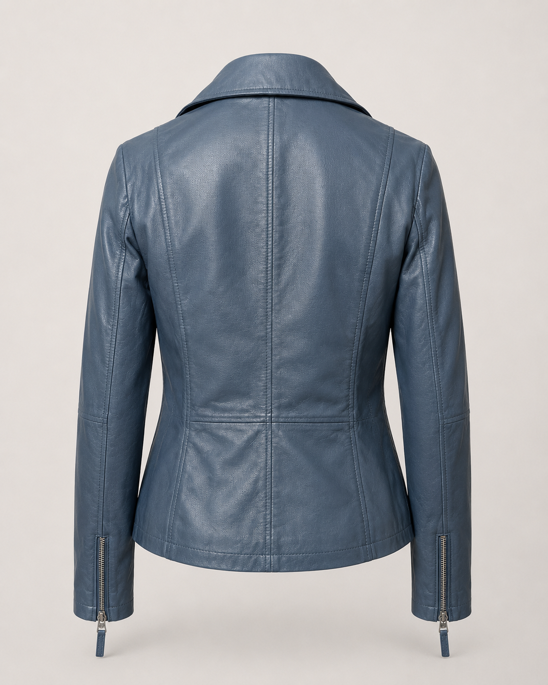 Women’s Tailored Faux Leather Moto Jacket
