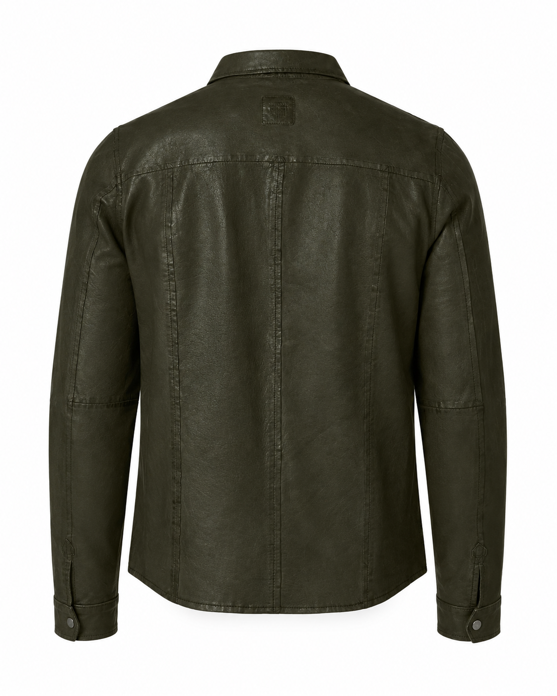 Men’s Reversible Leather Shirt Jacket