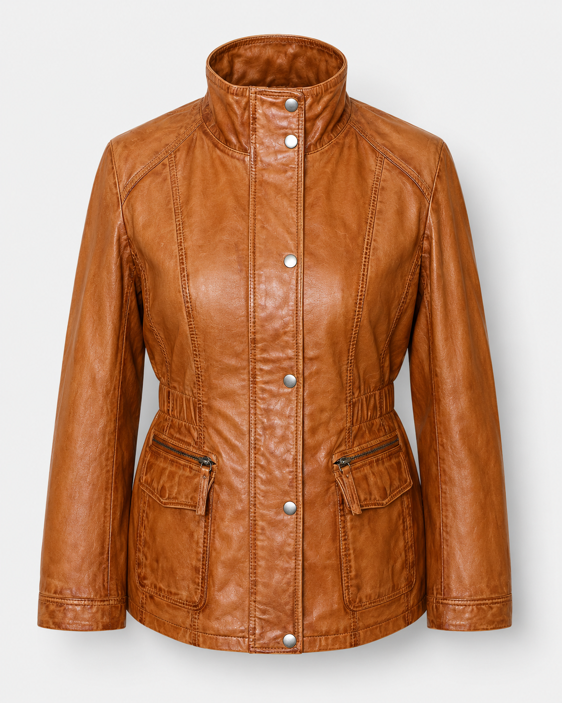 Women’s Leather Field Jacket