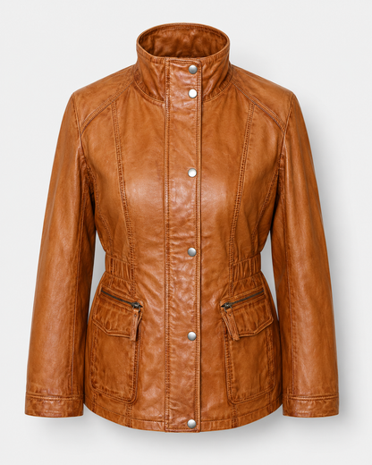 Women’s Leather Field Jacket