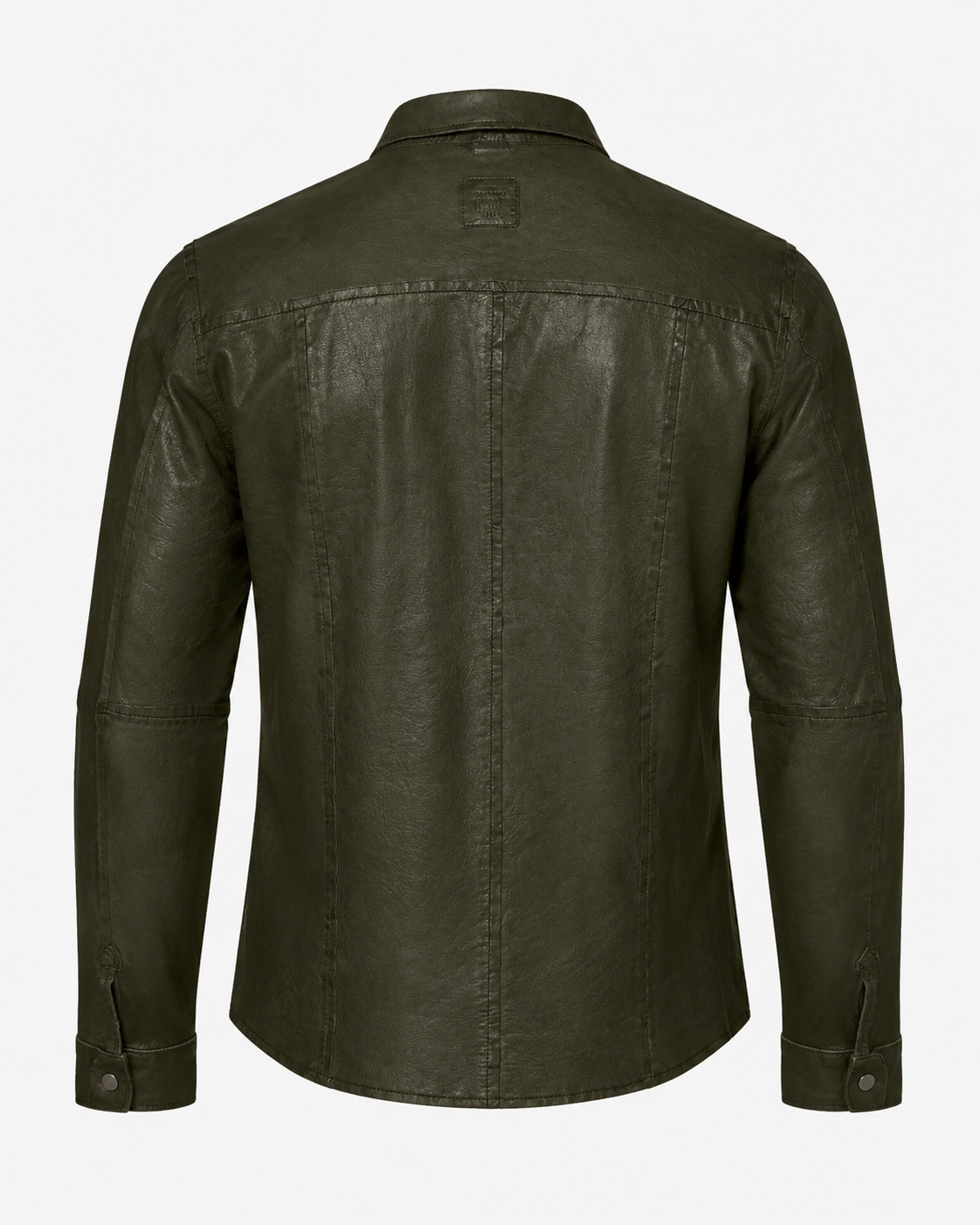 Men's Reversible Lamb Leather Shirt – Real Nappa and Suede Two-in-One Leather Overshirt (S–3XL)