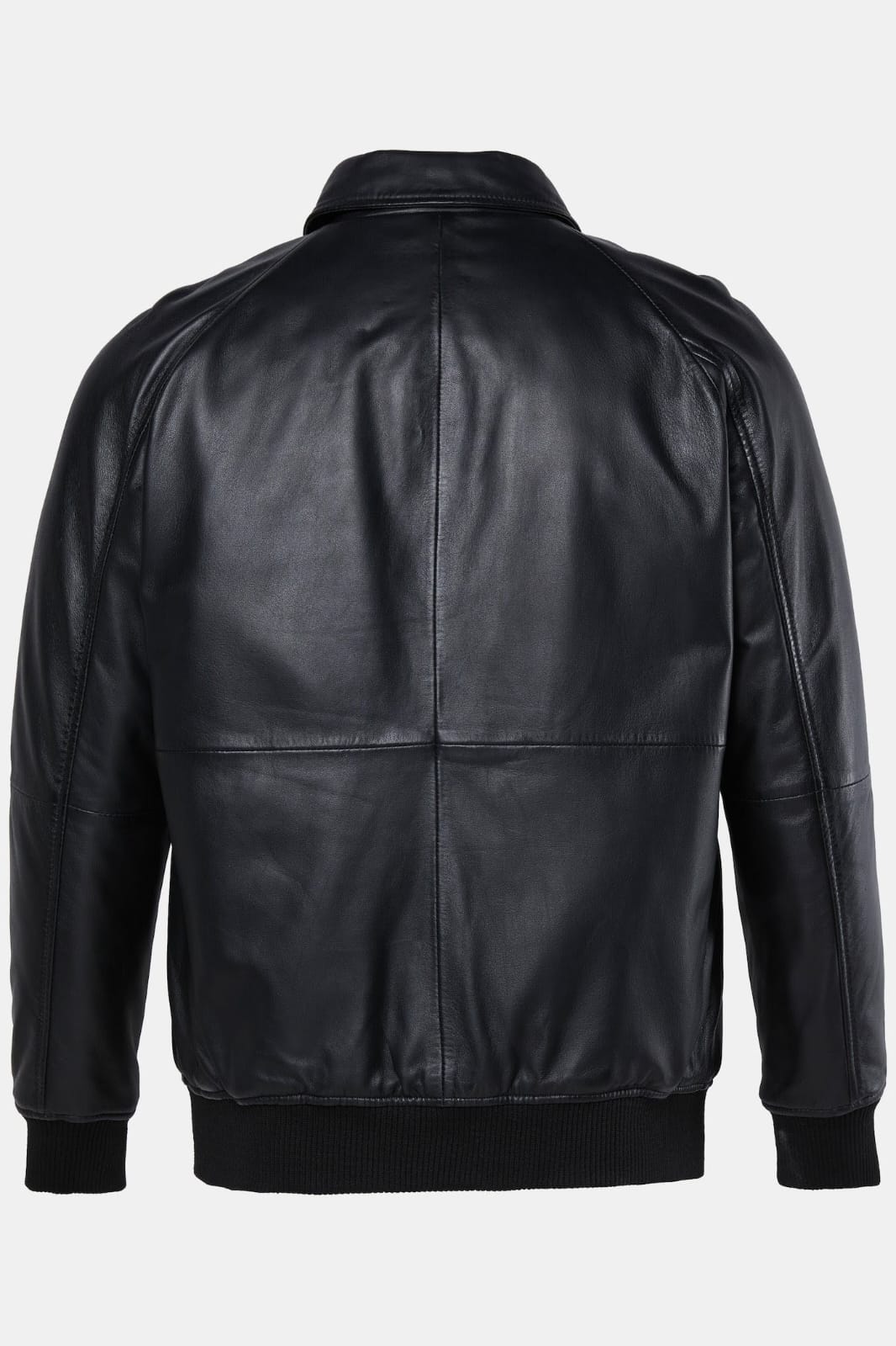 Men's Padded Lamb Nappa Leather Blouson – Real Leather Oversized Bomber Jacket (L–8XL)