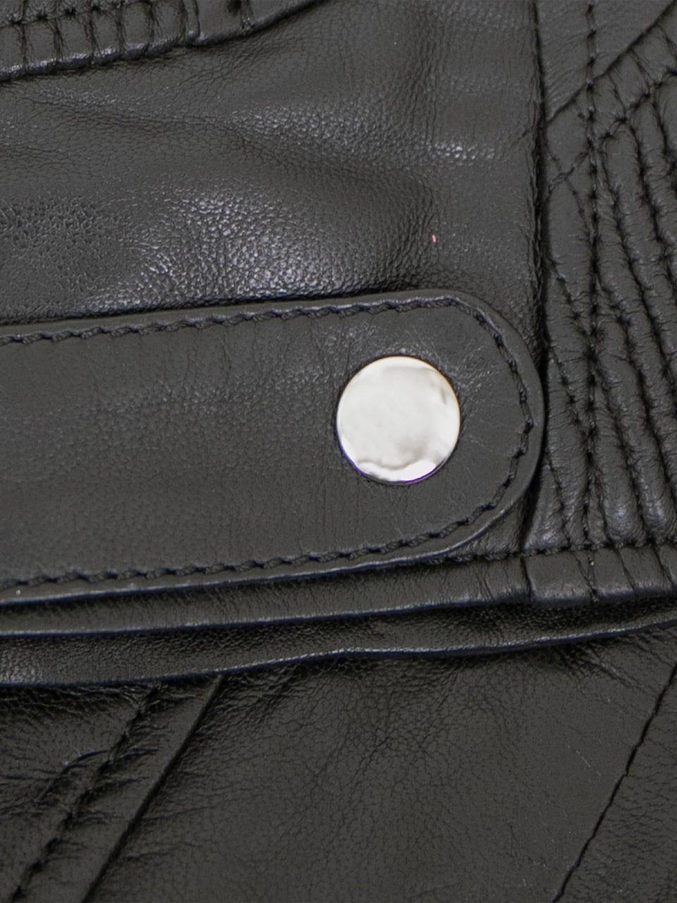 Women's Lamb Leather Biker Jacket – Black Asymmetric Moto
